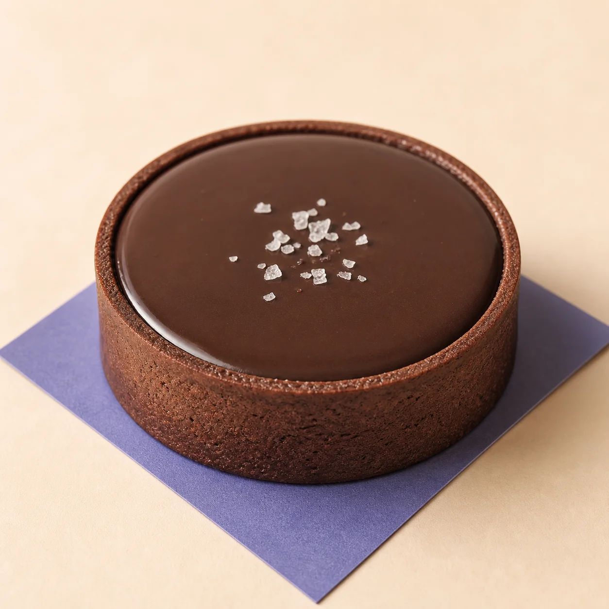 Dark Chocolate Sea-Salt Tart