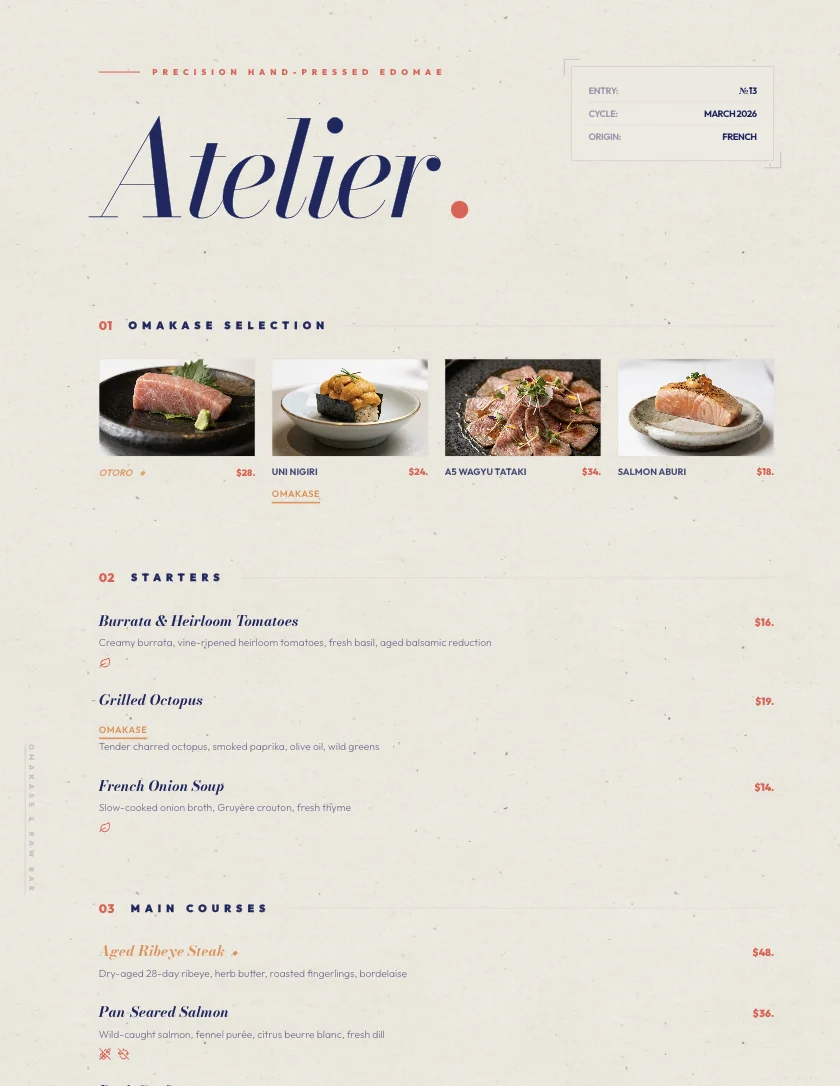 Classic template preview